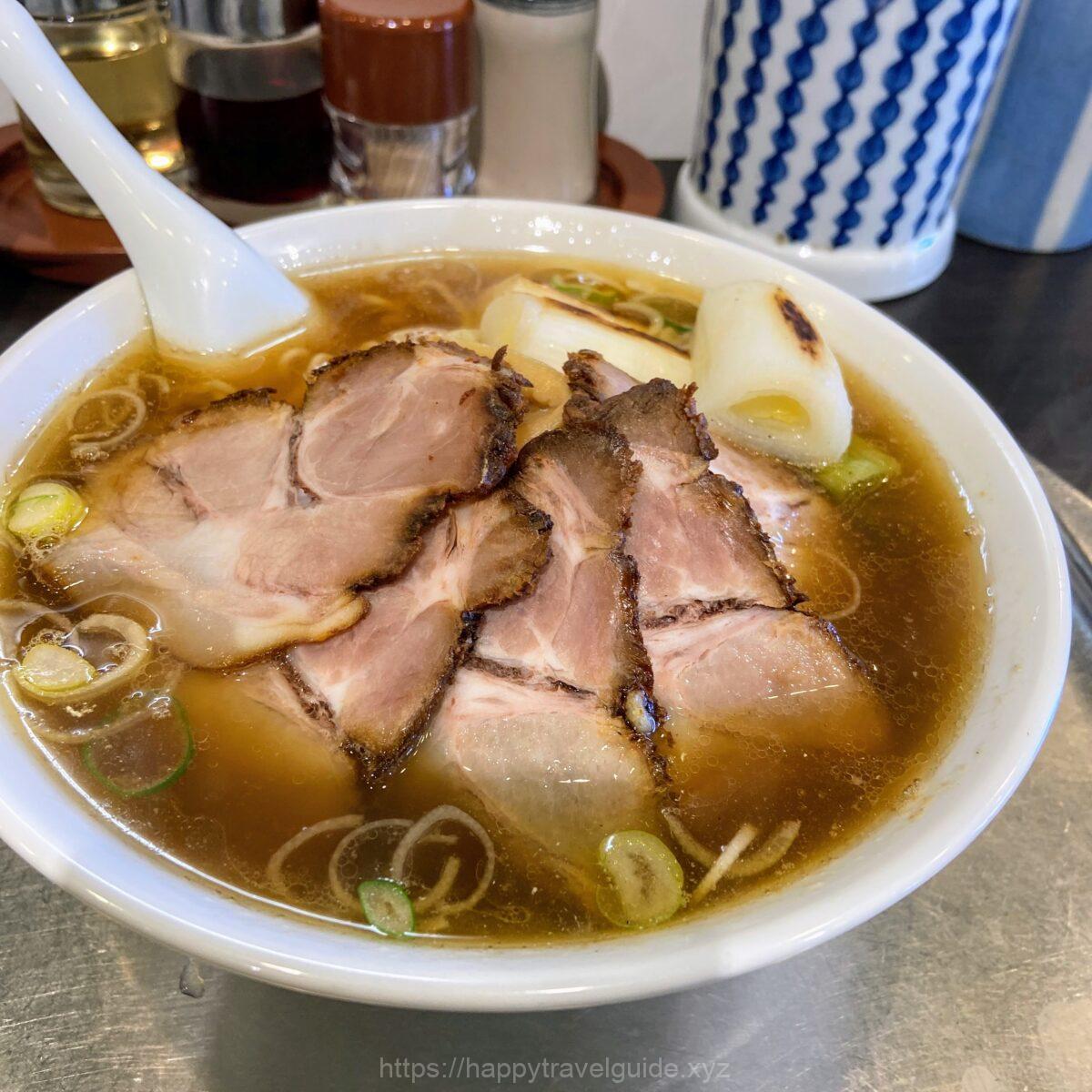 大勝 チャーシュー麺 矢切ねぎトッピング